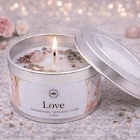 quartz rose Bougie Green Tree 'Amour' Quartz Rose + Rose 70g