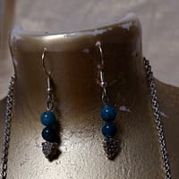 boucles d 'oreilles apatite acier inoxydable boucles d 'oreilles apatite acier inoxydable