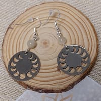 boucles d’oreilles phase lunaire boucles d'oreilles phase lunaire