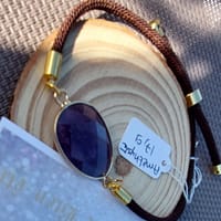 fil amethyste bracelet réglable améthyste