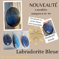 labradorite collier labradorite reflet bleu
