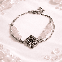 Parure “Tendresse Rosée" de Quartz Rose