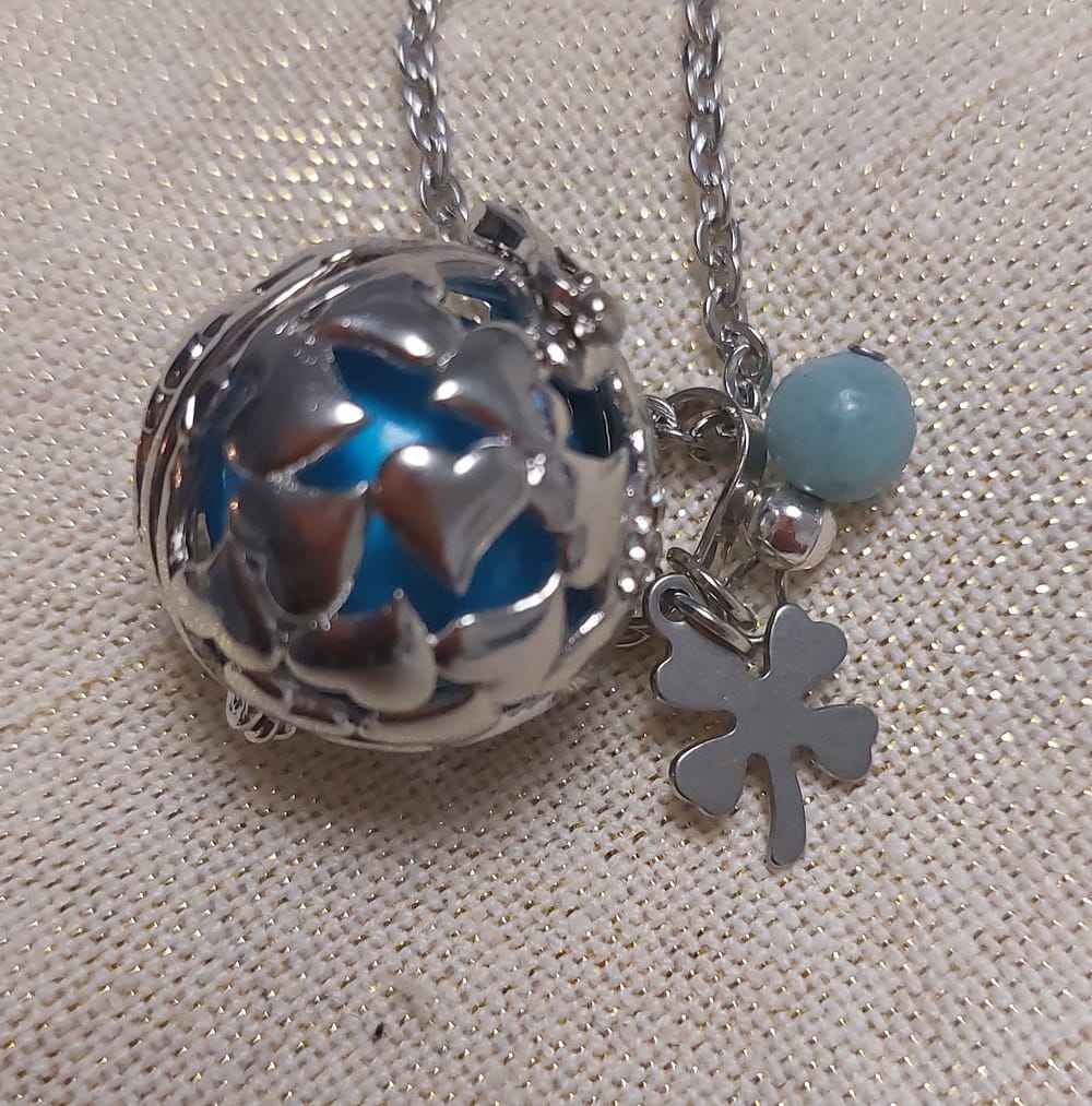 bola medium Bola acier inoxydable + pierre et breloque