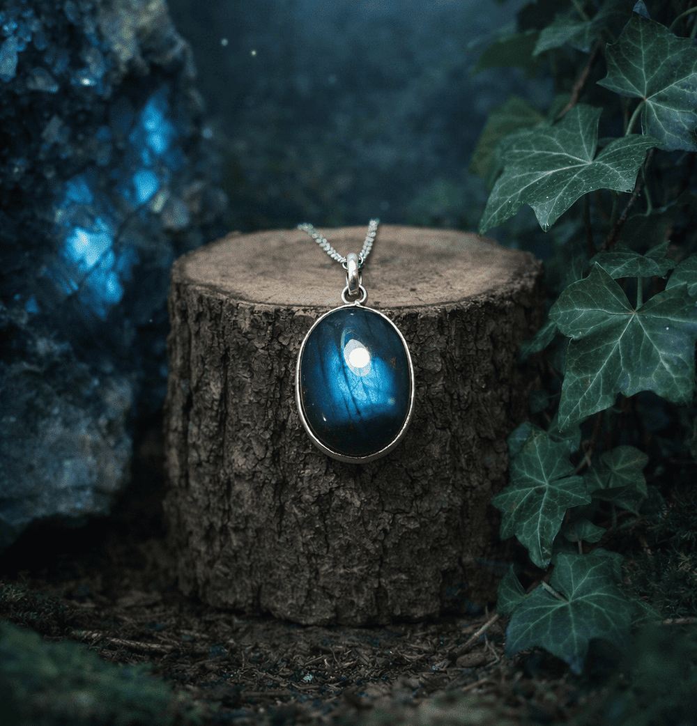 labradorite reflet bleu -2 collier labradorite reflet bleu