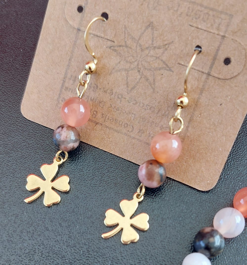 boucles d 'oreilles harmonie Parure "Douce Harmonie"