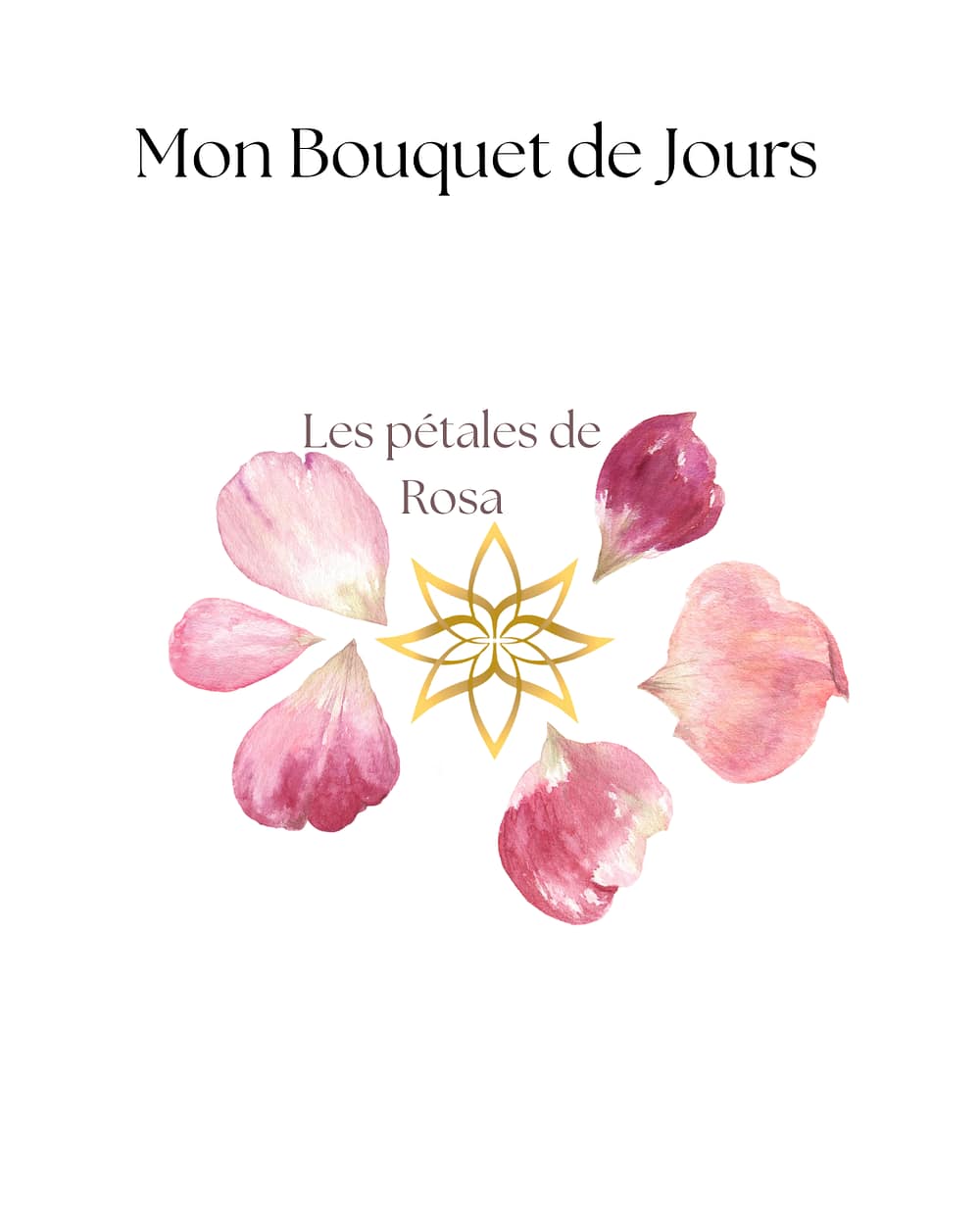 Les pétales de Rosa ebook - journal de suivi -développement personnel