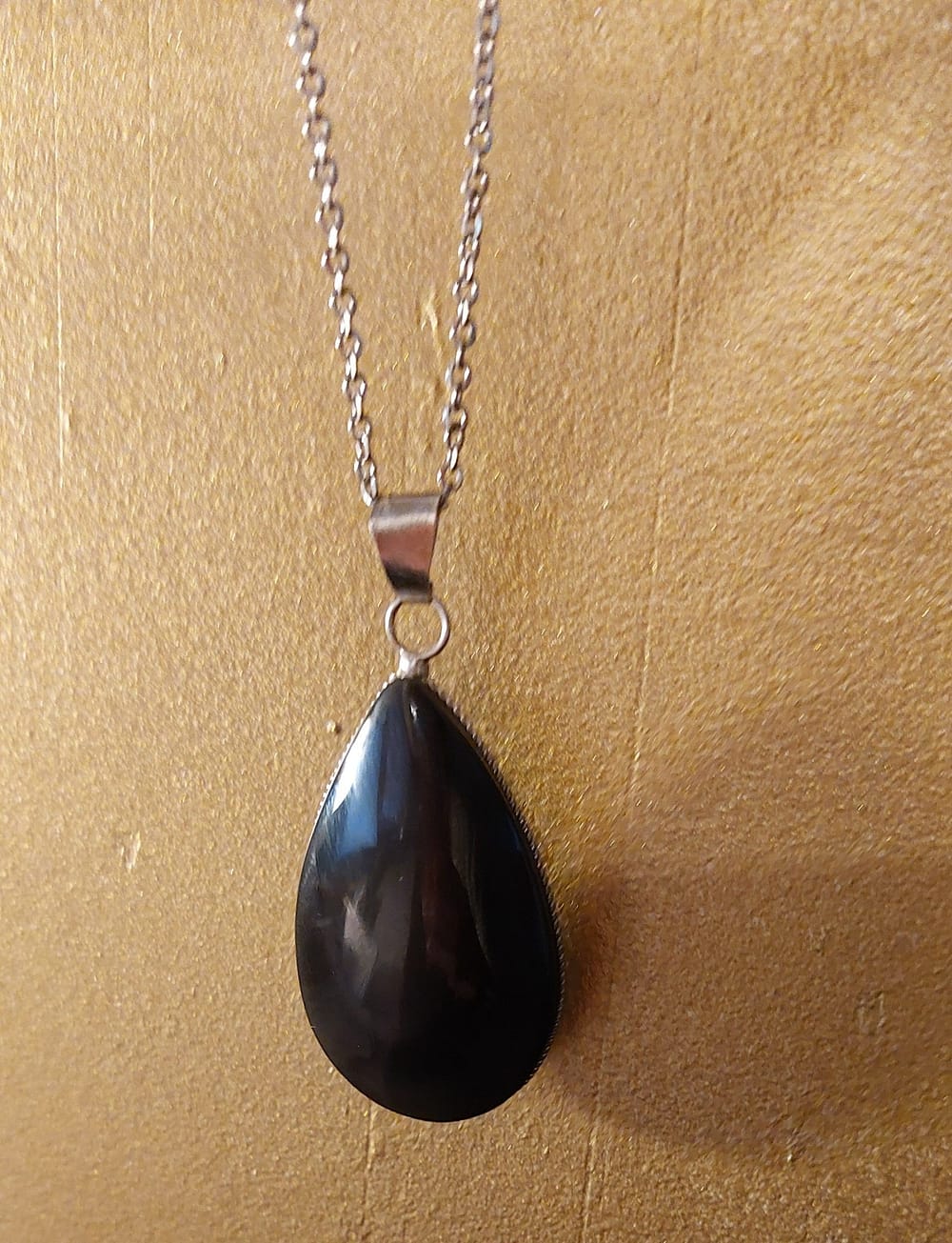 pendentif œil céleste collier obsidienne œil céleste