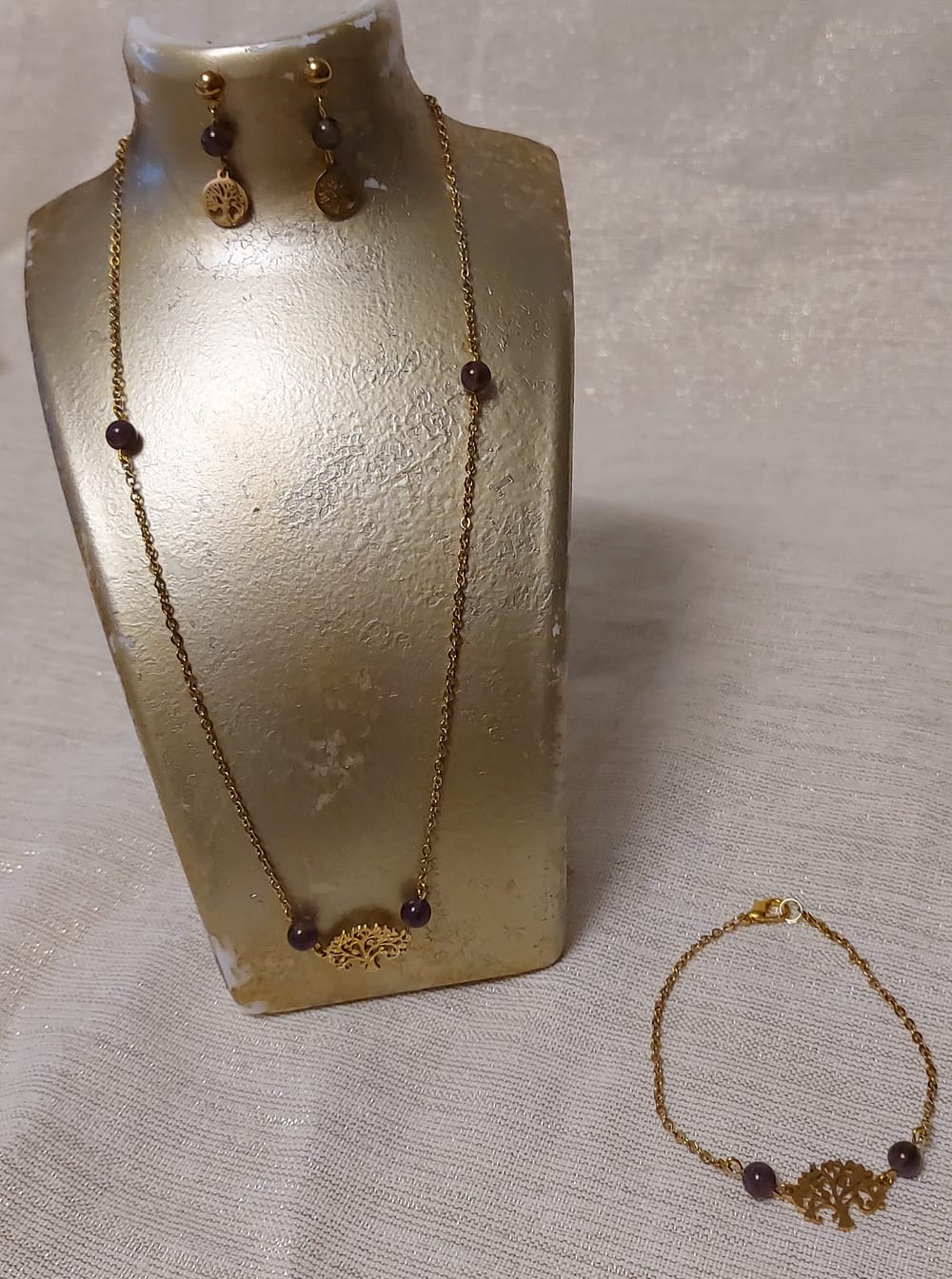 parure améthyste parure améthyste