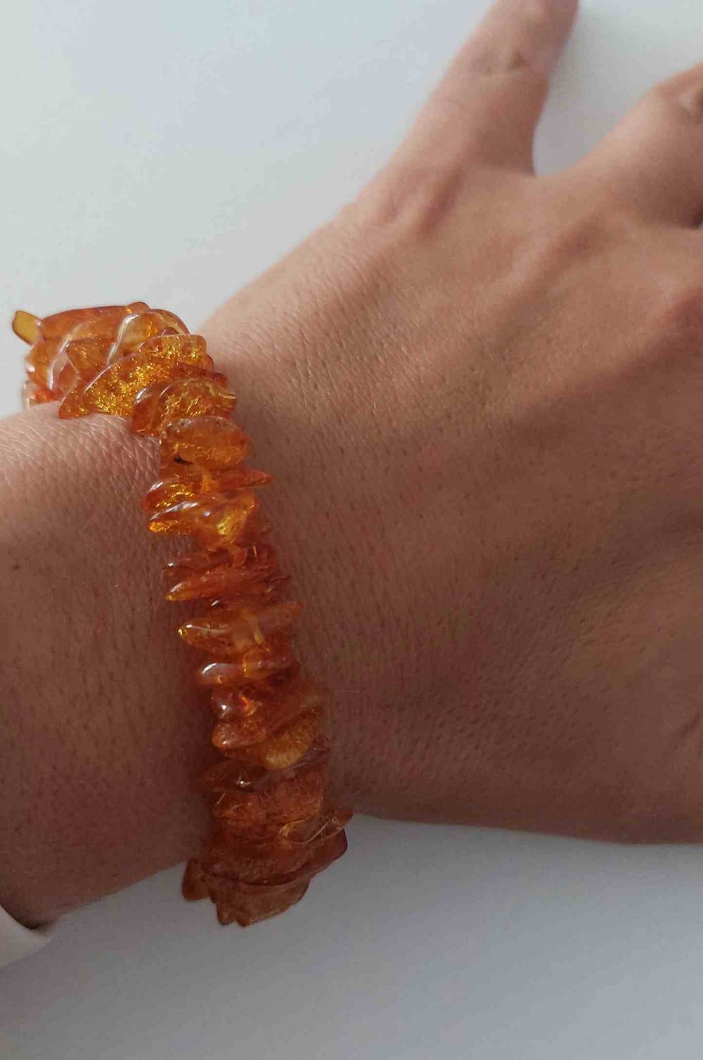 bracelet chips ambre femme - 6 mm x 10 mm bracelet chips ambre femme - 6 mm x 10 mm