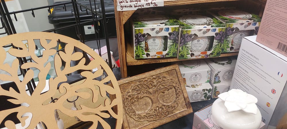 20240928_175743 Bougie Green Tree 'Purification' Sélénite + Sauge blanche 256g