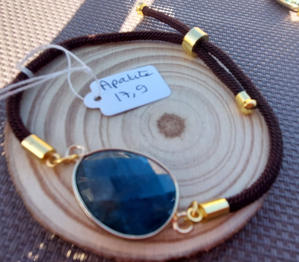 fil apatite bracelet réglable apatite