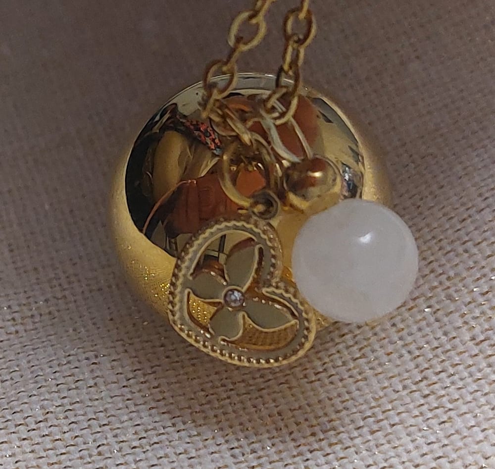 20250603_214104 Bola acier inoxydable + pierre et breloque