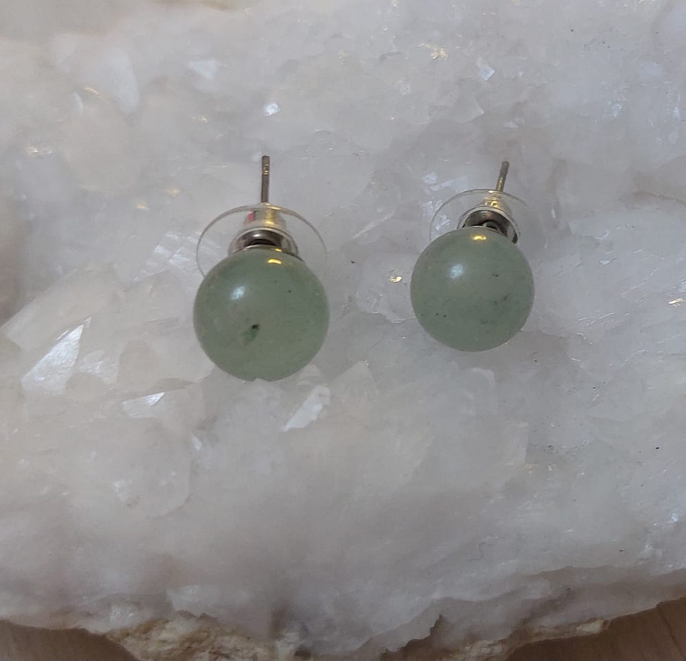 boucles d 'oreilles aventurine boucles d 'oreilles aventurine