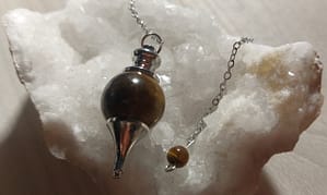 pendule sphère œil de tigre pendule sphère œil de tigre