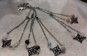 collection bracelet noeud de sorciere avec pierres bracelet nœud de sorcière + pierres au choix