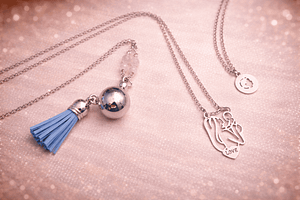 bola 3 en 1 Bola de grossesse 3-en-1 – Collier d’amour et de lien