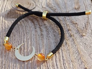 bracelet bijou fait main lune cornaline bracelet bijou fait main lune cornaline