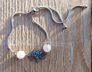 bracelet bijou fait main acier inoxydable arbre de vie cristal de roche bracelet bijou fait main acier inoxydable arbre de vie cristal de roche