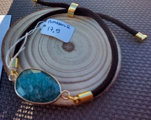 fil amazonite bracelet réglable amazonite