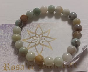 33-amazonite bresil-8 Bracelet Boule 08mm Amazonite Bresil Multicolore B