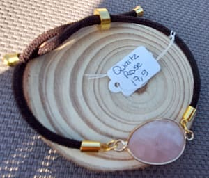 fil quartz rose ok bracelet réglables quartz rose