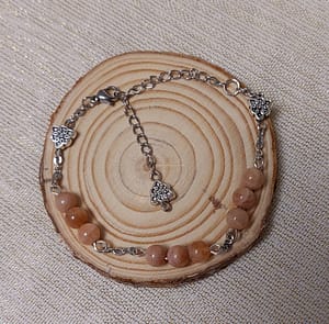 bracelet pierre de lune sur acier inoxydable bracelet pierre de lune sur acier inoxydable