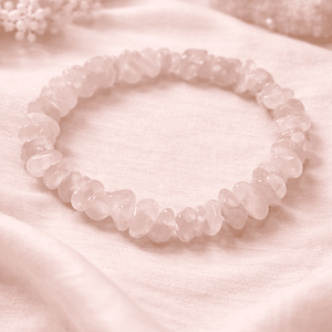 bracelet baroque quartz rose Bracelet Baroque Quartz Rose