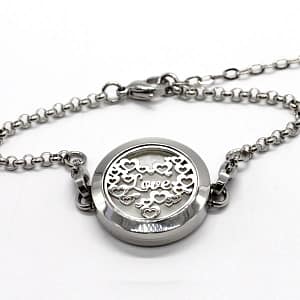 bracelet aromathérapie - motif amour " love" -diffuseur huile essentielle bracelet aromathérapie - motif amour " love" -diffuseur huile essentielle