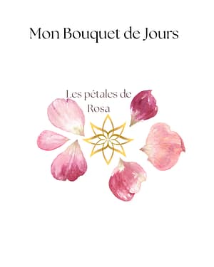 Les pétales de Rosa ebook - journal de suivi -développement personnel