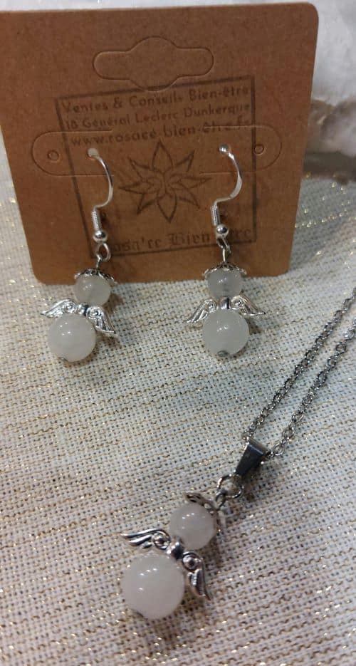 collier ange jade blanc collier ange jade blanc