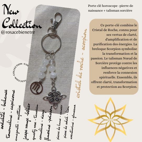 porte cle scorpion porte clés - bijoux de sac avec pierres et breloques