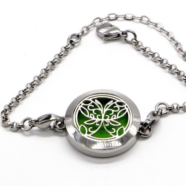 bracelet aromathérapie papillon -2 Bracelet d'Aromathérapie Papillon Abstrait