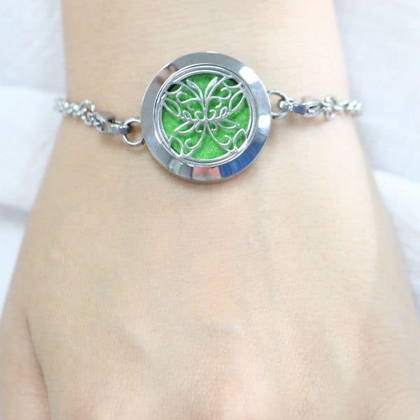 bracelet aromathérapie papillon Bracelet d'Aromathérapie Papillon Abstrait