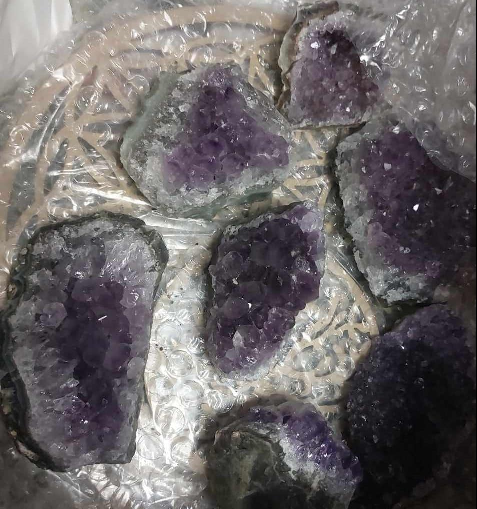 amethyste Druses Améthyste Uruguay 'AB'